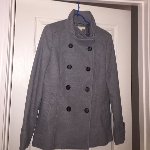 H&M Jackets & Blazers - Gray H&M peacoat!