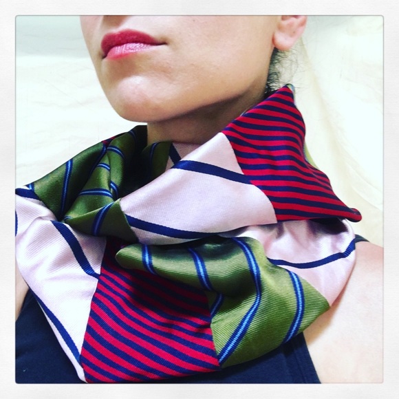 Silk infinity scarf