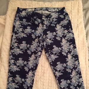 Floral Skinny Jeans