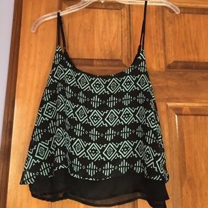 Aztec Crop Top