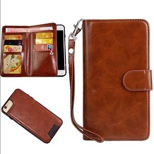 iPhone 7Plus case & wallet wristlet