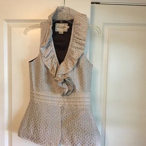 Hunter Dixon size 8 ruffle top