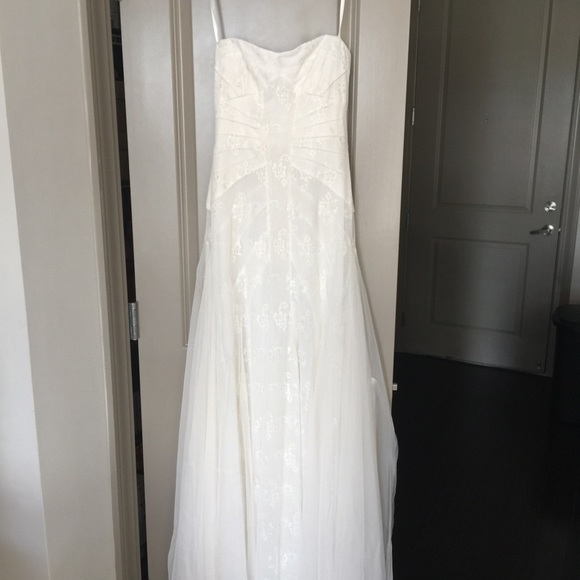 BCBG off white gown. New with tags. Size 2