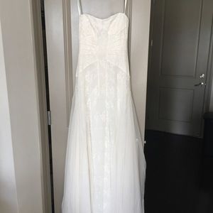 BCBG off white gown. New with tags. Size 2