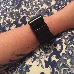 Black bow cuff