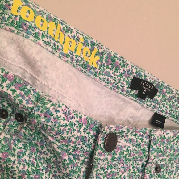 J. Crew floral jeans - Picture 2 of 2