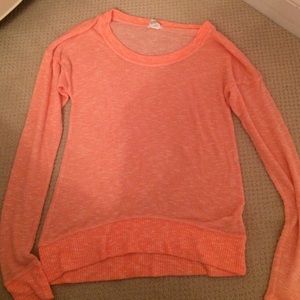 Long sleeve orange shirt/sweater from Aeropostale
