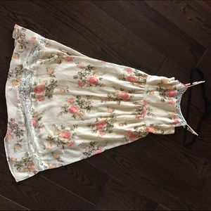 SALE--Floral midi dress