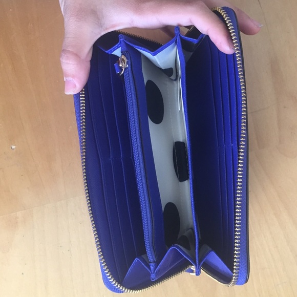🚩SOLD ON Ⓜ️-Kate Spade Blue Lacey Wallet - Picture 3 of 4