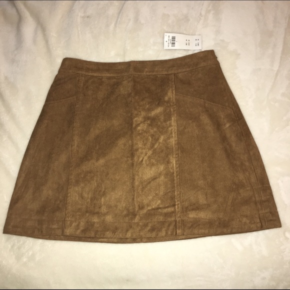 NWT Suede skirt