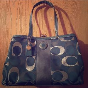 Authentic Coach satchel purse