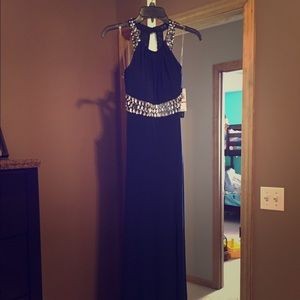 Blue formal dress