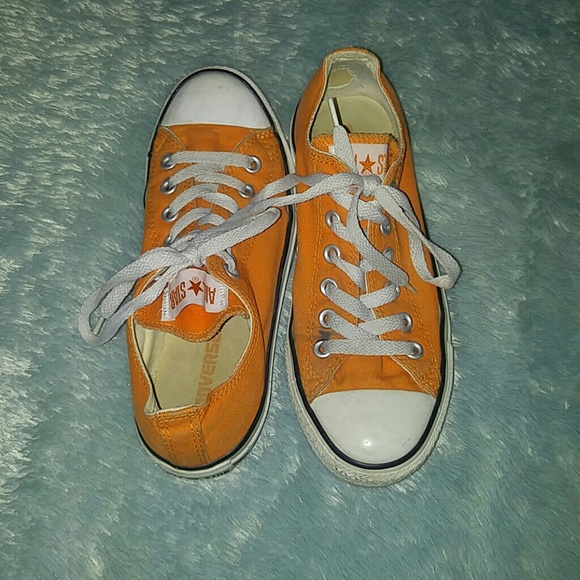 Orange Converse