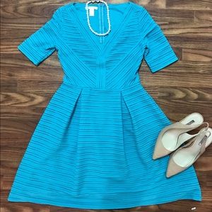 ❗️REDUCED❗️Blue V-neck Dress by London Times
