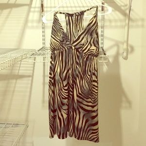 Animal print dress