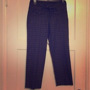 Anthropologie plaid pants