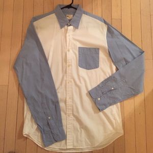 J crew Sunwashed Oxford long sleeve button down