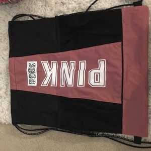 PINK draw string bag