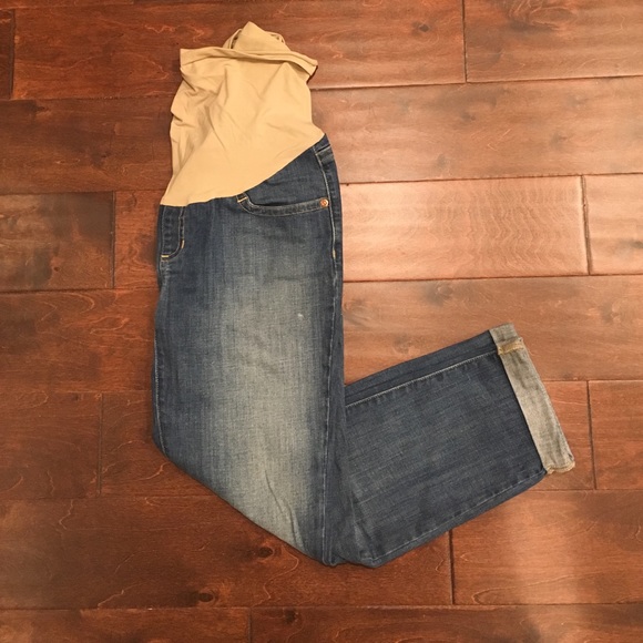 A Pea in the Pod Cropped Maternity Jeans