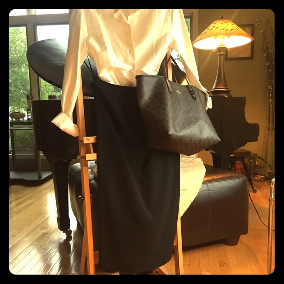 Beautiful Jones New York-black wool skirt