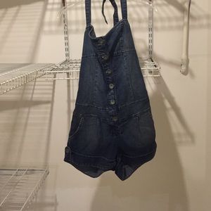 Denim romper