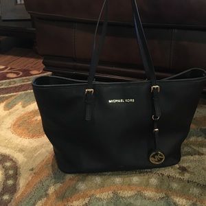 Large Black MK purse