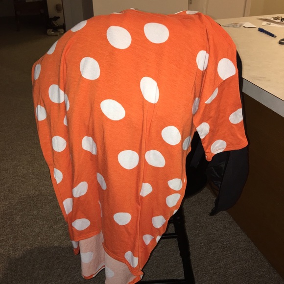 Small orange polka Irma