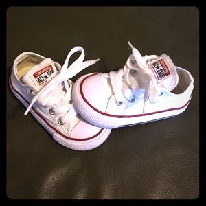 Toddler White Converse Shoes