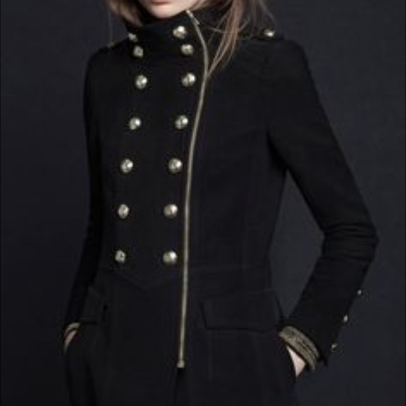 Zara Military 3/4 Length Coat