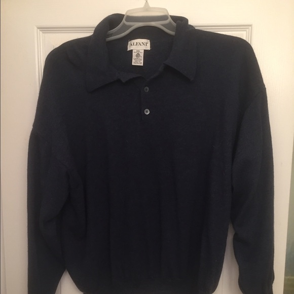 Alfani blue long sleeve