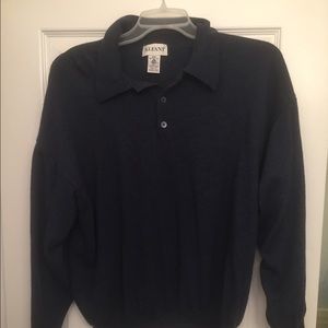 Alfani blue long sleeve