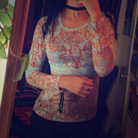 INC International Concepts Tops - 🚫🚫sold🚫🚫60$ INC new with tags bohemian long