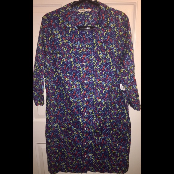 NEW Old Navy Floral Shirt Dress