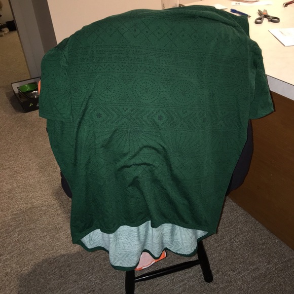 Small dark green patterned LulaRoe Irma