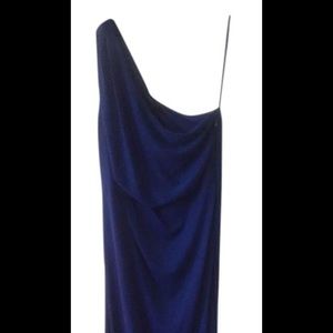 BCBGMAXAZRIA Royal Blue Snejana One Evening Gown