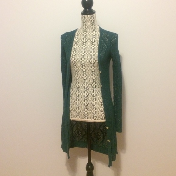 Free People boho long sweater: extra small