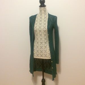 Free People boho long sweater: extra small