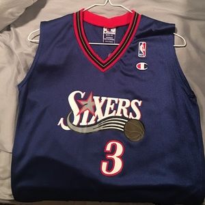 🏀Retro 76ers Allen Iverson Jersey