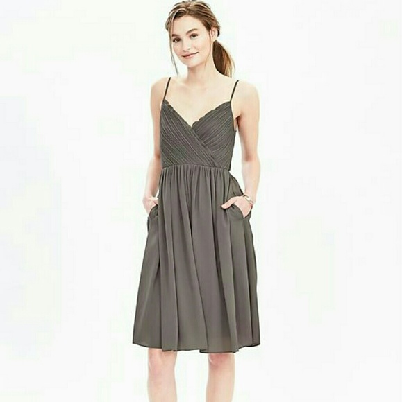 Bridesmaids Banana Republic strappy dress