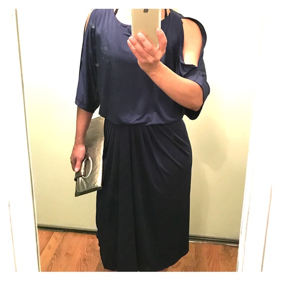 Only used once navy cocktail dress
