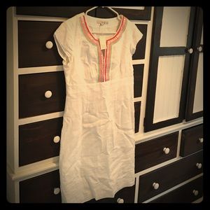 NWT Boden white linen dress size 4