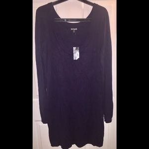 NEW Navy Blue Express Sweater Dress