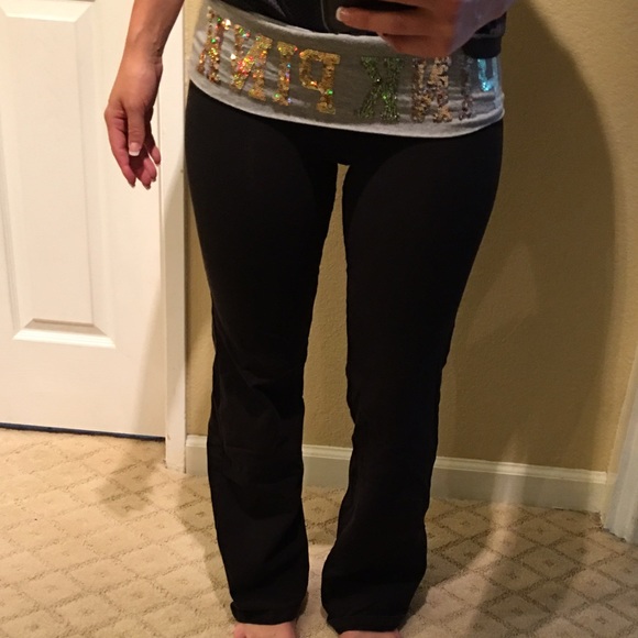 Pink Victoria Secrets Yoga pants