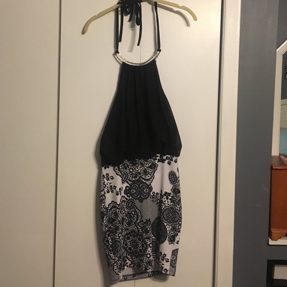 ✨UK2LA Black & White Skirt Dress✨ - Picture 2 of 2