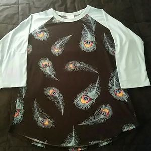 Lularoe peacock feathers randy