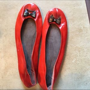 Anthropologie Coral Flats