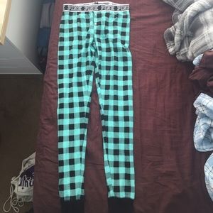 Rare Victoria's Secret pink flannel pj bottoms