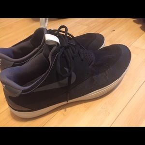 Nike Black and White Moccasins