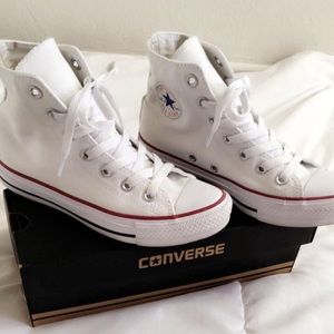 White high top converse