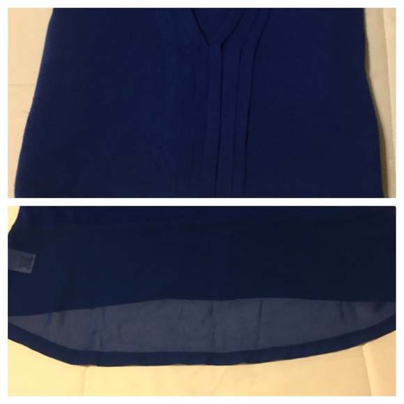 Roz & Ali Blue Blouse - Picture 3 of 4